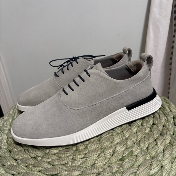 NEW Wolf & Shepherd Crossover Grey Suede  Longwing Lace Up Oxford main image 5